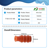 Bouchons d'étanchéité 7158-3121-80 pour faisceau de câbles automobile TE, joint en caoutchouc silicone IP67
