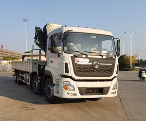 Dongfeng 8x4 grúa móvil plegable grúa montada en camión con 20Ton 25Ton 30Ton capacidad de elevación para la venta - Product Image 2