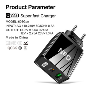 <span class=keywords><strong>Cargador</strong></span> de Pared USB-C de Carga Rápida con Tecnología GaN de Alta Calidad de <span class=keywords><strong>25w</strong></span> 35w 65w 100w para Samsung <span class=keywords><strong>iPhone</strong></span> 14 - Product Image 2