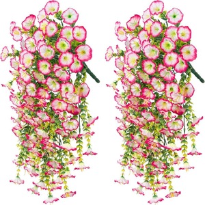 2 Piezas por Bolsa, Guirnalda de Flores Artificiales de Seda, Gloría de la Mañana, Decoración Moderna para Ventana, 75 cm, para Acción de Gracias y Día de la Madre - Product Image 1