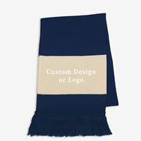 Écharpe longue jacquard tricotée sur mesure pour homme, idéale pour les supporters de football, les vainqueurs de coupes, en tissu premium avec design ou logo personnalisé – Offre spéciale