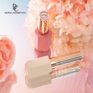 ขวดเจลโพลิกอนยาทาเล็บสีชมพู 12 มล. ขวดทําเล็บหมวกไม้ไผ่ขวดยาทาเล็บ - Product Image 6