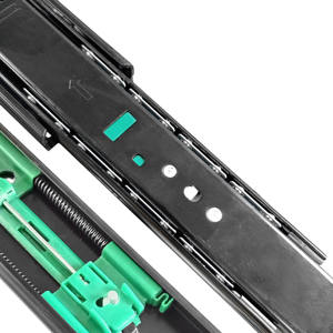 Guías deslizantes <span class=keywords><strong>de</strong></span> extensión completa <span class=keywords><strong>para</strong></span> cajón telescópico, rodamiento <span class=keywords><strong>de</strong></span> bolas <span class=keywords><strong>de</strong></span> alta resistencia, tipo <span class=keywords><strong>de</strong></span> cierre suave, guías deslizantes <span class=keywords><strong>de</strong></span> dos vías - Product Image 1