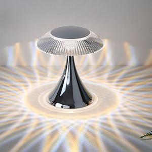 3/16 Color Rgb Remote Control Desk Lamp Rechargeable Crystal Night <b>Light</b> Living Room Bedroom Decoration Atmosphere Projector - Product Image 1