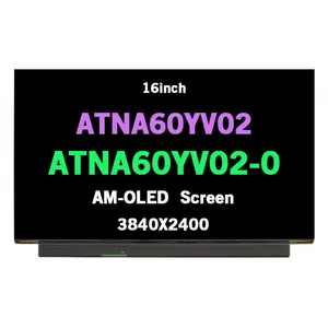 16 Inch Laptop Screen ATNA60YV02-0 ATNA60YV02 SDC415D AM-OLED 3840x2400 4K UHD IPS Panel 60Hz 100% DCI-P3 40Pin EDP