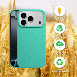 Stoßfeste 2,0 mm Umweltfreundliche Hülle aus Weizenstroh für iPhone 17 Pro Max, Biologisch Abbaubare Hülle - Product Image 6