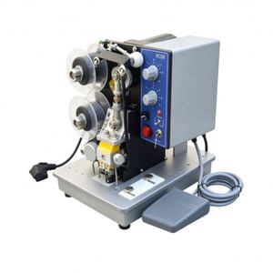 Mini Ribbon Coding Machine for KT, PT, PE, OPP Heat <b>Shrink</b> Labels, Aluminum Foil, <b>Plastic</b> Film Bags - Product Image 5