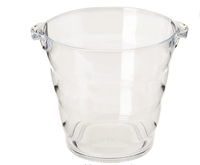 Prix bon marché champagne en plastique bière vin seau à glace avec logo personnalisé acrylique bière seau à glace en plastique pour la russie VB or Glen Avon