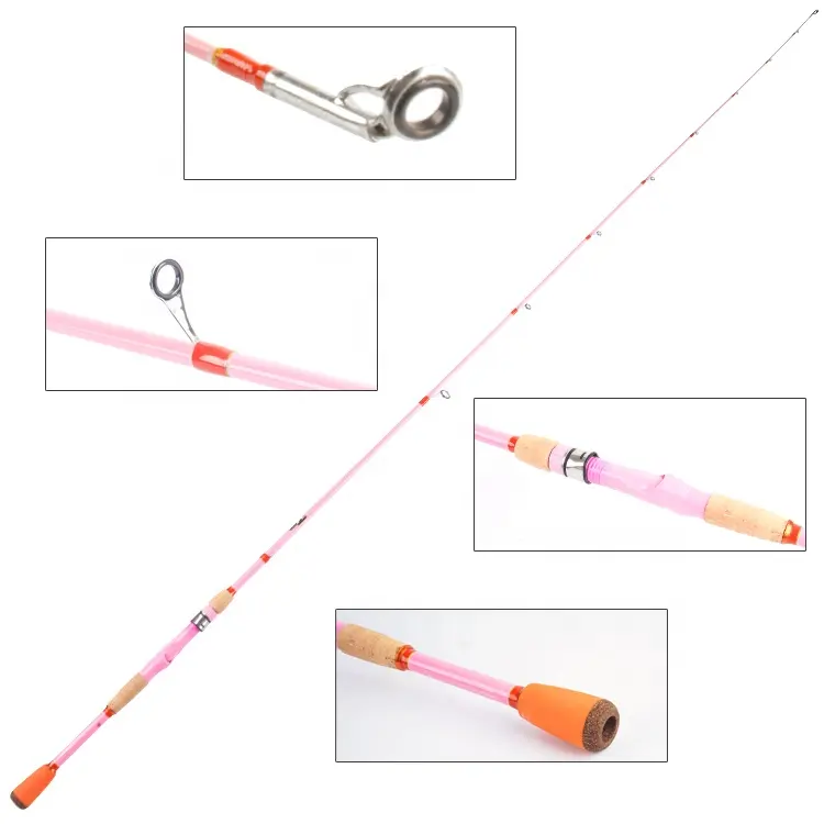 Customized 7'6" One Section Medium Heavy Fast Action Sea Boat Casting Spinning Jigging Rod Fishing Bass Rod for America