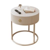 Nouvelle Table d'Appoint Rétractable en Pierre Frittée Moderne 2026 – Table Basse Minimaliste de Luxe pour Canapé, Salon et Mobilier de Maison