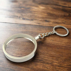 Commercio all'ingrosso della fabbrica 40mm in lega di zinco portachiavi personalizzato stampato arte tema sfida porta monete e metallo accessori chiave - Product Image 1