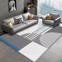 Moderne moderne anti-dérapant doux de haute qualité pour salon tapis lavable résistant aux taches chambre tapis de chevet