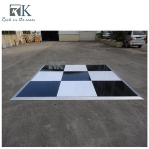 Factory Price Plywood Dance Floor with <b>Aluminum</b> Edges for Wedding Fashion Show Performance Events - Product Image 3