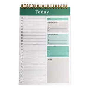 B5 Flip-Up Spirale Planificateur Hebdomadaire <span class=keywords><strong>Cahier</strong></span> Coloré Portable A3 Calendrier Bloc-Notes Transfrontalier pour <span class=keywords><strong>Amazon</strong></span> PP Notebook - Product Image 5