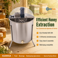 Extracteur de miel en acier inoxydable, séparateur centrifuge électrique pour l'apiculture et la récolte du miel