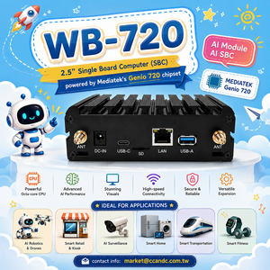 ผู้ผลิตขายส่ง CC&C WB-720 MediaTek Genio720 บอร์ดพัฒนา คอมพิวเตอร์บอร์ดเดี่ยวคุณภาพสูง พร้อม AI ในตัว - Product Image 1
