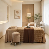 Parure de lit décorative légère en polaire kaki pour canapé, lit et couette, avec jupe de lit et drap