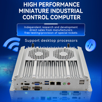 MeetNeng Mini Ordenador Industrial Integrado I7 sin Ventilador con DDR4 RAM, Nuevo Sistema Operativo Linux de 10 Núcleos, 1 Unidad