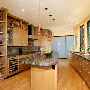 Gabinetes de Cocina Modulares de Madera Maciza de Gran Capacidad, Estilo Europeo Australiano, Ecológicos, Multifuncionales, de Pared - Product Image 1