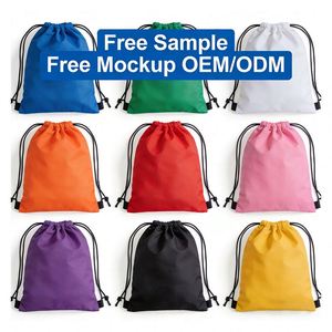 OEM Fashion Reusable Eco-Friendly Polyester <b>Drawstring</b> Sports Travel <b>Backpack</b> with Large Capacity for Gym Swimming & Outdoor Use - Product Image 3