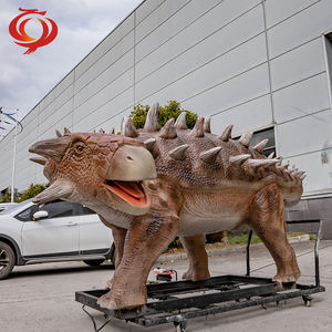 Dinosaure animatronique grandeur nature personnalisé pour intérieur/extérieur avec construction métallique pour utilisation dans les aéroports et les garderies - Couleur et taille personnalisables - Product Image 4