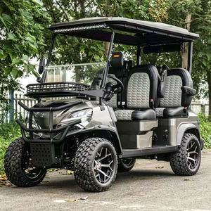 Voiture de golf électrique à prix avantageux, <span class=keywords><strong>4</strong></span> places, batterie au lithium 72V, voiture de golf à vendre - Product Image 1