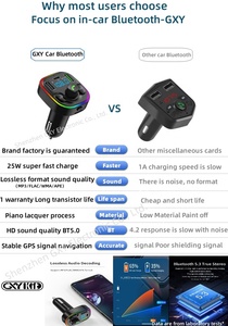 7 màu TF kép <span class=keywords><strong>USB</strong></span> Car Charger âm thanh MP3 Player Kit không dây <span class=keywords><strong>Bluetooth</strong></span> FM Transmitter modulator xách tay Stereo QC nhanh QC nhanh chóng - Product Image 6