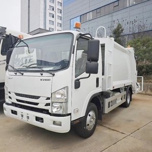 Hot Selling ISUZU 4X2 6 CBM Garbage <b>Compactor</b> Truck Small Compression Garbage Truck Refuse <b>Trash</b> Collection Vehicle - Product Image 1