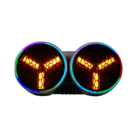 Luz de escenario retro de doble ojo de 150W, ideal para equipos de DJ e iluminación de escenarios KTV
