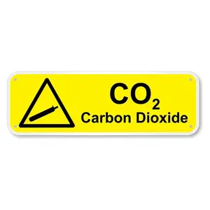 Carbon Dioxide Tin Signs for Women Prime Metal Signs Customized Outdoor Farm 16 X 4 In