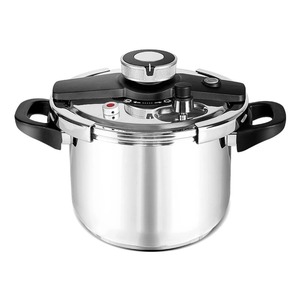 Casserole à pression anti-explosion en acier inoxydable 201 Stemm Allemagne, deux poignées latérales, couvercle en acier inoxydable 304 pour cuisinière à gaz - Product Image 6