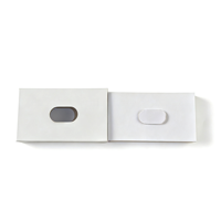 Boîtes pré-roulées personnalisables avec bouton de sécurité en papier, résistantes aux enfants, à ouverture coulissante, épaisses et blanches, avec impression et comptage personnalisables