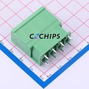 DB3EVC-7.62-4P-GN Plug-in Terminal Block Through hole,P=7.62mm Connector Board-to-Board / Socket - Closed 1x4P 7.62mm Green - Product Image 2