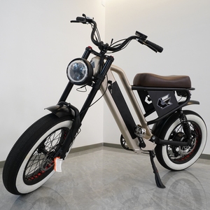 จักรยานไฟฟ้า48V 500W ย้อนยุคจักรยานไฟฟ้าจักรยานเสือภูเขา - Product Image 2