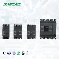 Disjoncteurs à boîtier moulé Sunpeace 2P 3P 4P 250A 1000V 1500V 2 pôles 3 pôles AC DC MCCB 42K/65kA pour système solaire