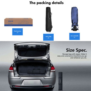 Cubierta <span class=keywords><strong>de</strong></span> <span class=keywords><strong>Coche</strong></span> Portátil Semiautomática 2026 con Control Remoto, Impermeable, Protección UV, Sombrilla <span class=keywords><strong>para</strong></span> <span class=keywords><strong>Techo</strong></span>, <span class=keywords><strong>para</strong></span> Sedán y SUV - Product Image 4