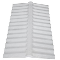 Panneau solaire ondulé transparent en polycarbonate PC pour tuiles de toit ondulées