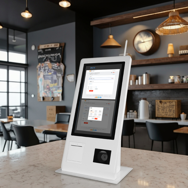 15.6 Inch Self-Service POS Machine All-in-One POS System NFC Payment Kiosk Terminal Self Checkout Othering for Restaurant Retail