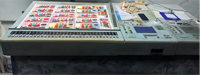 Presse d'impression offset Heidelberg SM102-5 d'occasion de 1997, configuration standard cinq couleurs avec CPC103/CP Tronic