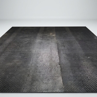 Tapis en caoutchouc robuste pour écurie de chevaux, avec surface à bulles et fond rainuré, antidérapant, absorbant les chocs, stable, pour écurie équestre