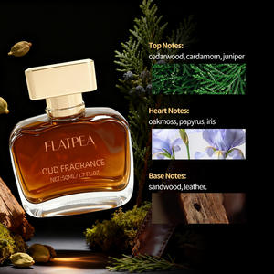 Spray longue durée pour homme, mélange aromatique bois de santal et cuir, sans alcool, parfum longue durée, 50 ml, grande capacité - Product Image 2