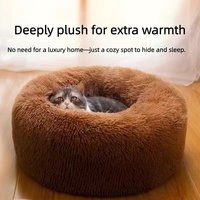 Camas para Mascotas Grandes, Lujosas, Sólidas, Modernas, con Cojín, Gris Oscuro, Felpa Larga, para Interiores, Lavables, Relajantes, Divertidas, Suaves y Esponjosas