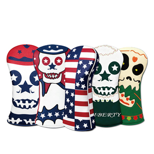 प्राइमस गोल्फ निर्माता उच्च गुणवत्ता वाली कढ़ाई गोल्फ क्लब हेडकवर कस्टम वाटरप्रूफ चुंबकीय गोल्फ पटर हेड कवर - Product Image 1