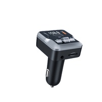 Chargeur de voiture Transmetteur FM Bluetooth BT5.3 PD 30W Lecteur Mp3 2 ports USB C Chargeur de téléphone à charge rapide pour iPhone et Android