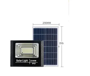 NUEVA iluminación exterior directa de 1000W, 300W 500W Ip65 remoto a prueba de agua, nueva lámpara de pared de carretera Rural, luz de inundación Solar Led 2024