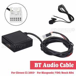 Module Bluetooth 5.0 pour voiture, audio haute fidélité, câble adaptateur micro AUX, radio stéréo pour Citroën C2, pour Peugeot 307 408 807 1007 - Product Image 1