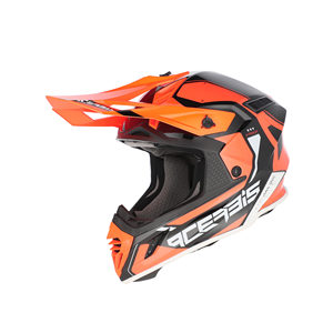 Casco Offroad Acerbis X-Track Nero per Moto - Product Image 1