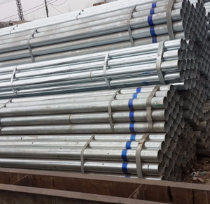 Tubes en acier galvanisé à paroi épaisse ASTM A53 Grade B, revêtement antirouille, soudage pour l'ingénierie maritime, la construction côtière - Product Image 2