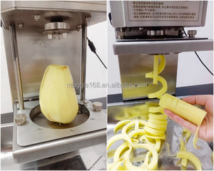Fábrica de China 100 KG/H 7 Mm/9mm cortador de <span class=keywords><strong>patatas</strong></span> en espiral eléctrico para <span class=keywords><strong>patatas</strong></span> fritas <span class=keywords><strong>rizadas</strong></span>/<span class=keywords><strong>patatas</strong></span> fritas <span class=keywords><strong>rizadas</strong></span> - Product Image 4