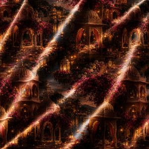 Indian Architectural <b>Curtain</b> Velvet Or Blackout Art Nouveau <b>Window</b> Each Panel Luxury Decorative Drapes for Living Room Bedroom - Product Image 5